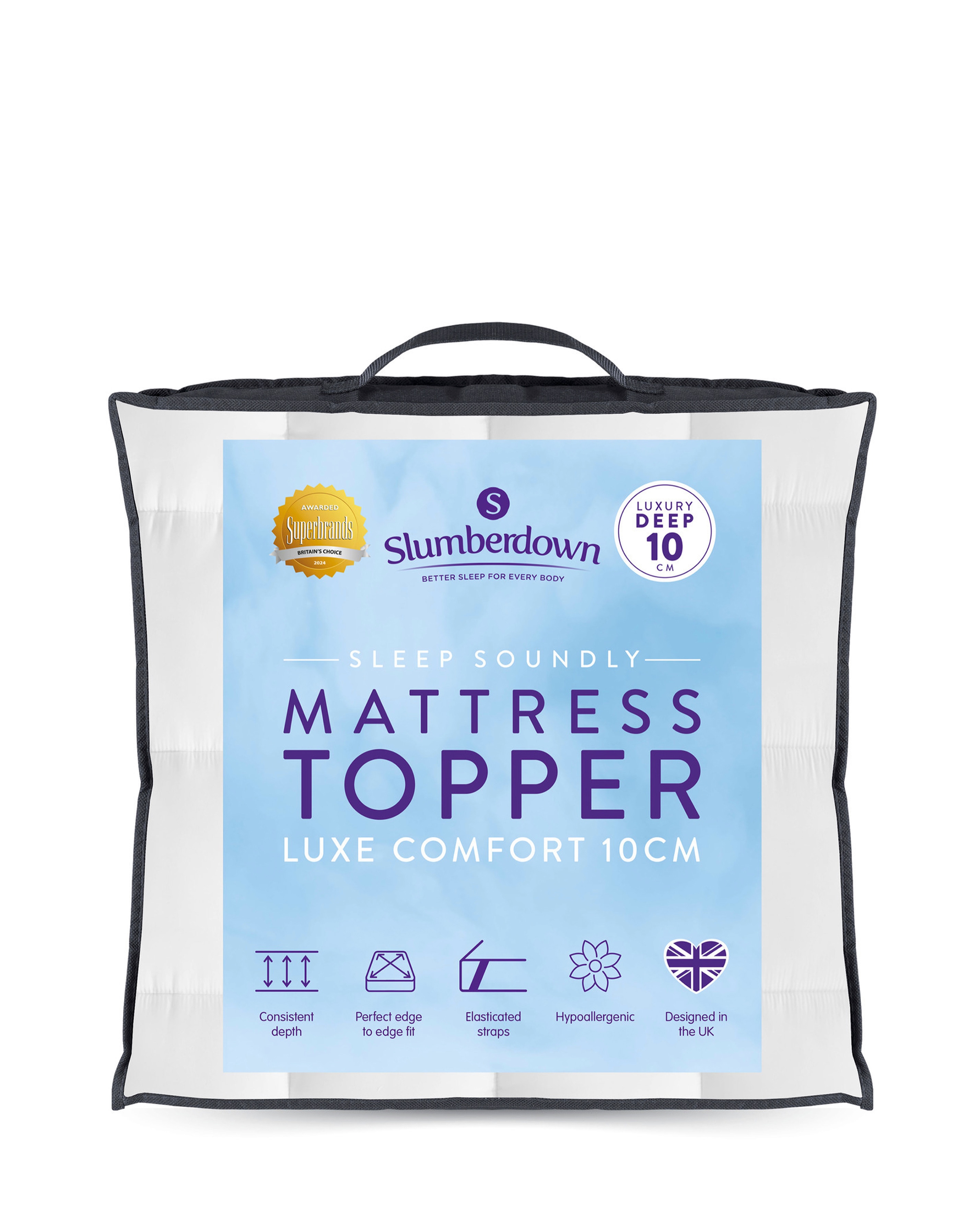 Slumberdown Deep Mattress Topper 10cm