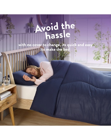 Slumberdown Coverless Comfort Embossed Herringbone 10.5 Tog Duvet