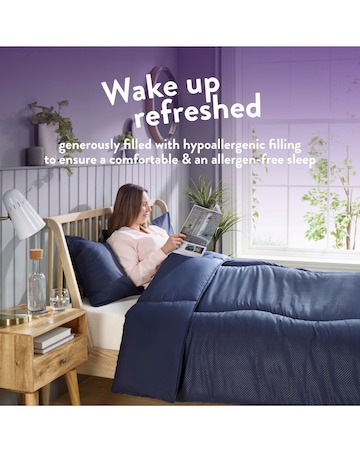 Slumberdown Coverless Comfort Embossed Herringbone 10.5 Tog Duvet