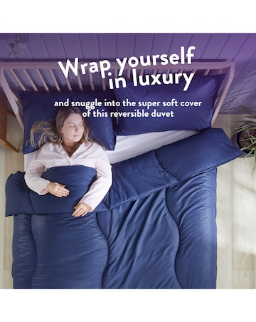 Slumberdown Coverless Comfort Embossed Herringbone 10.5 Tog Duvet