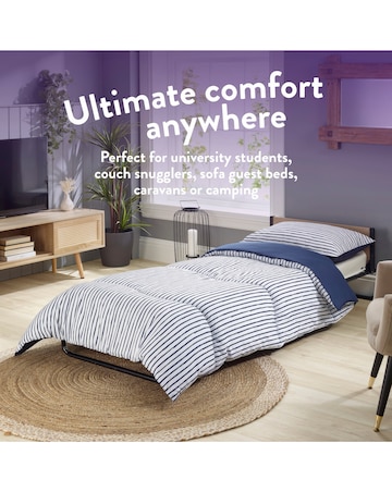 Slumberdown Coverless Comfort Printed Stripe 10.5 Tog Duvet