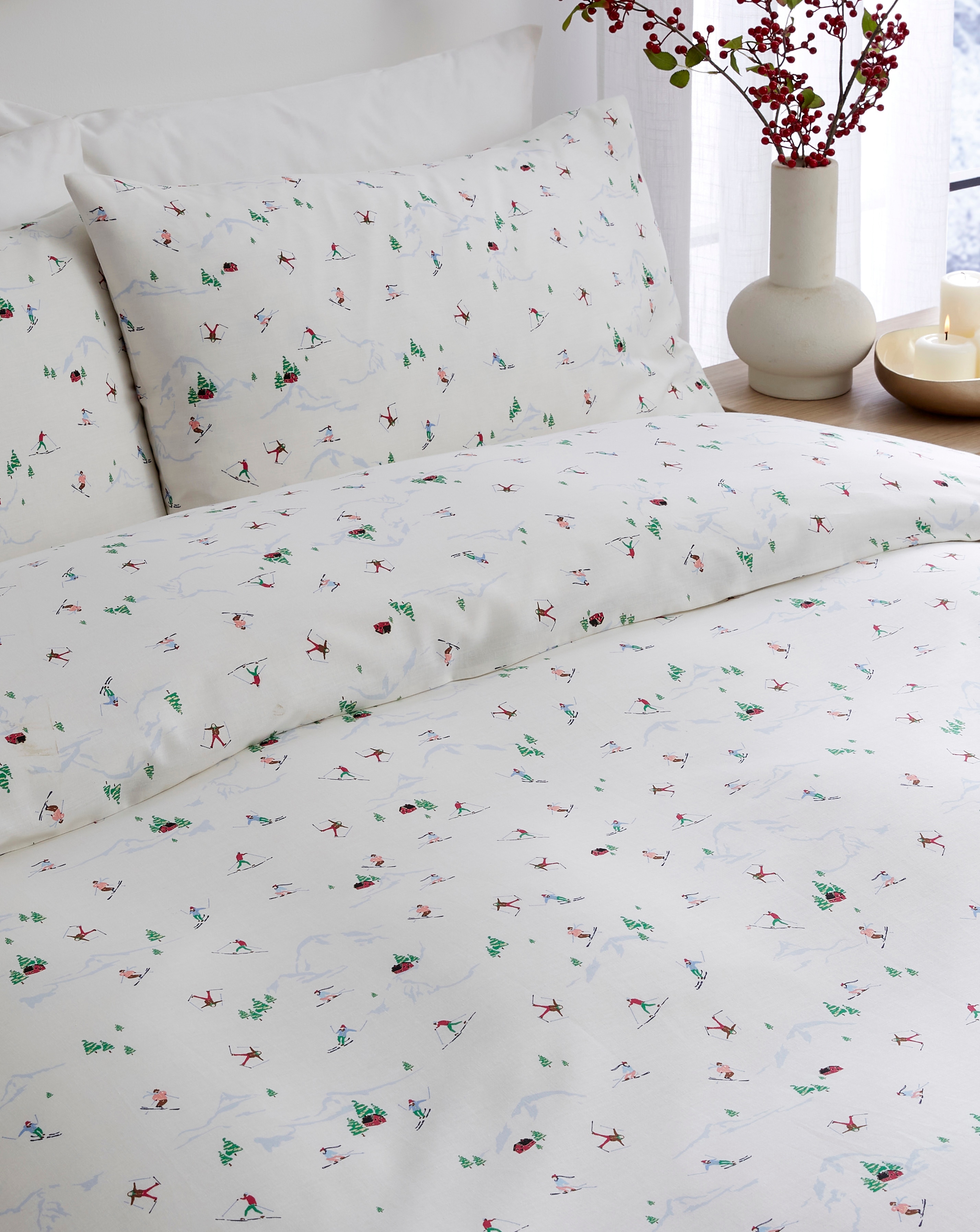 Ski Season Duvet Cover Set