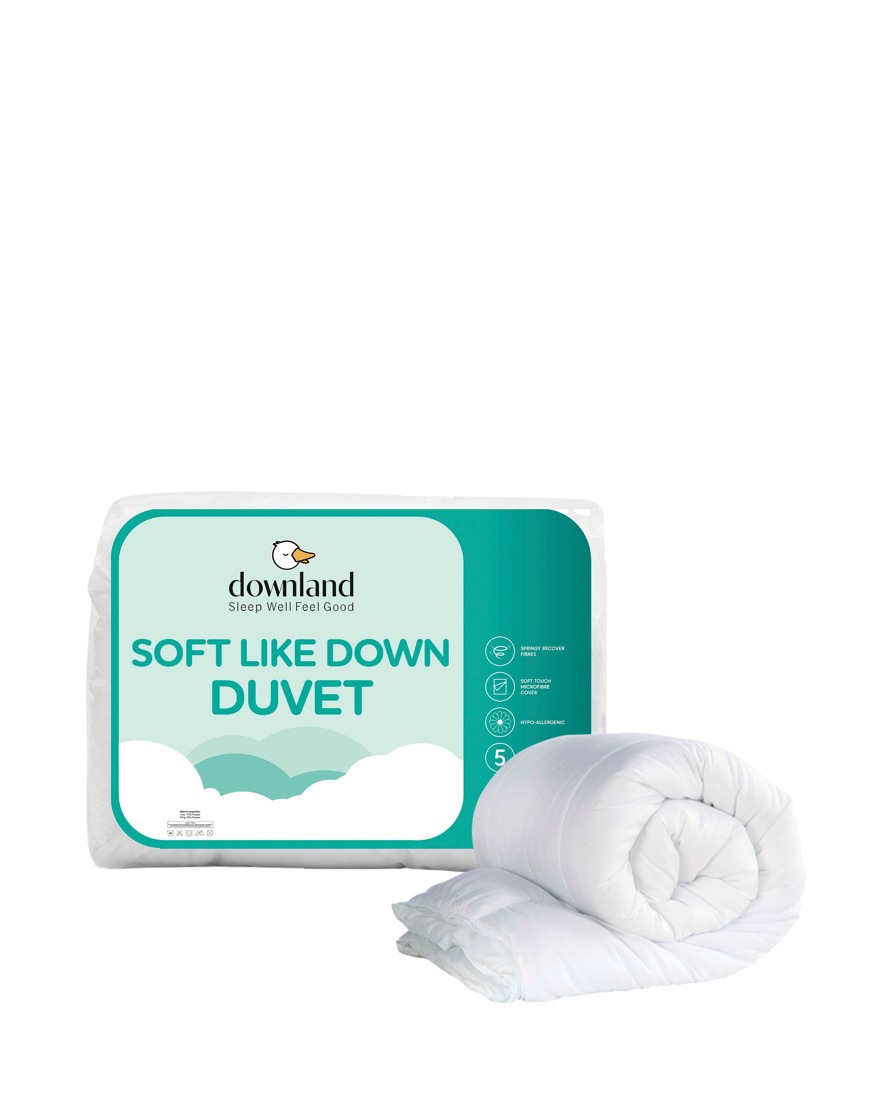 Downland Soft Like Down 13.5 Tog Duvet