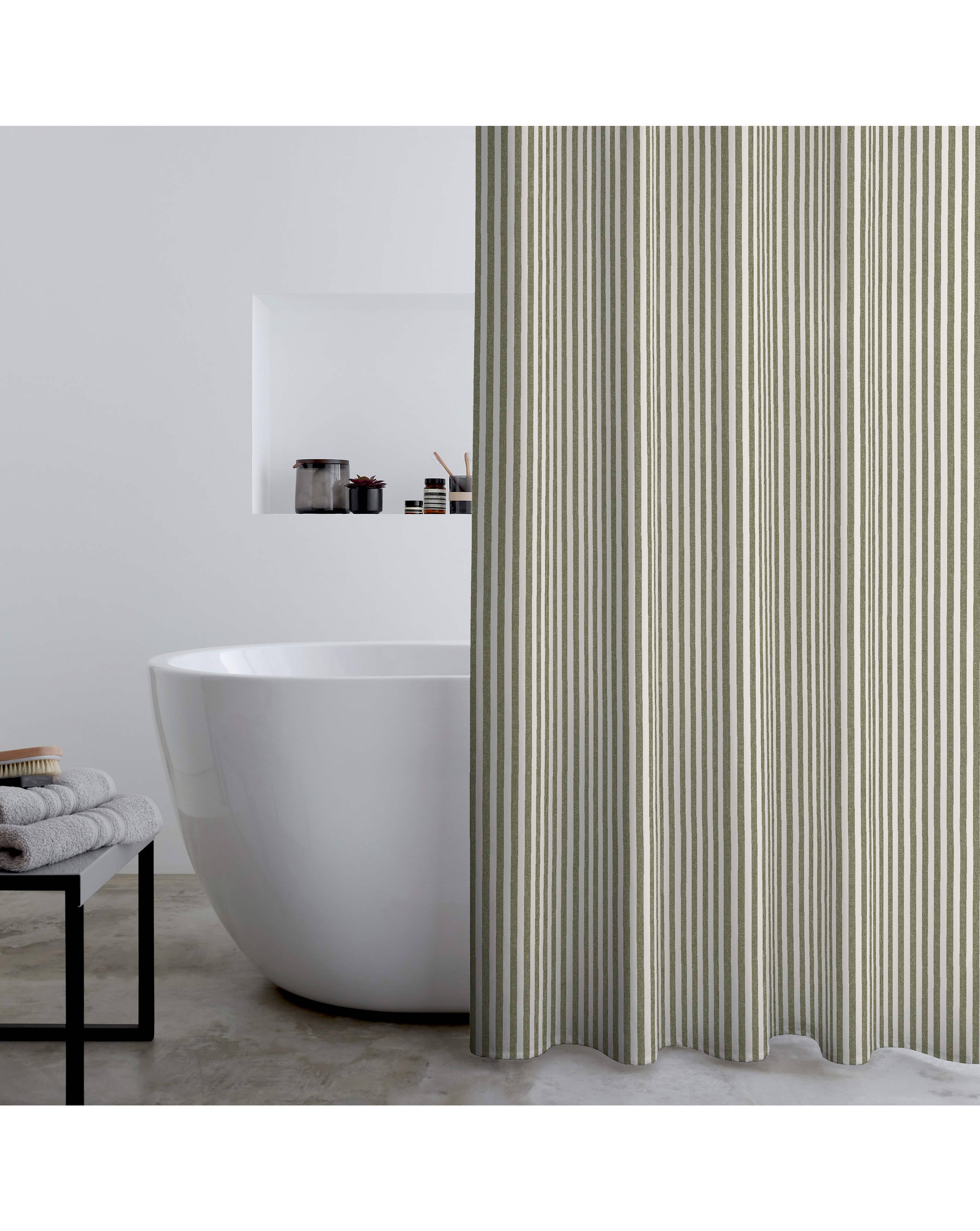Timeless Stripe Shower Curtain