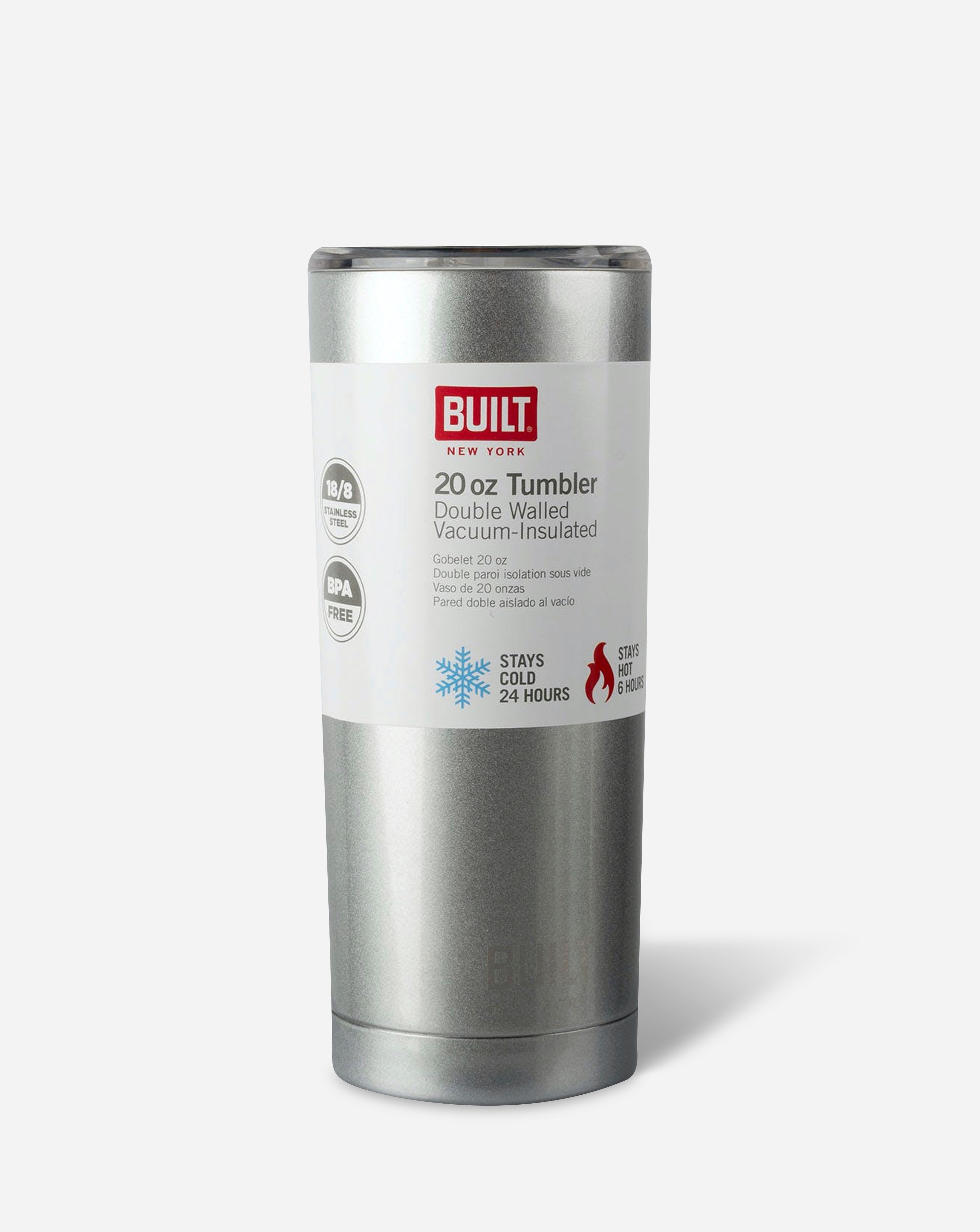 Built Travel Mug Silver