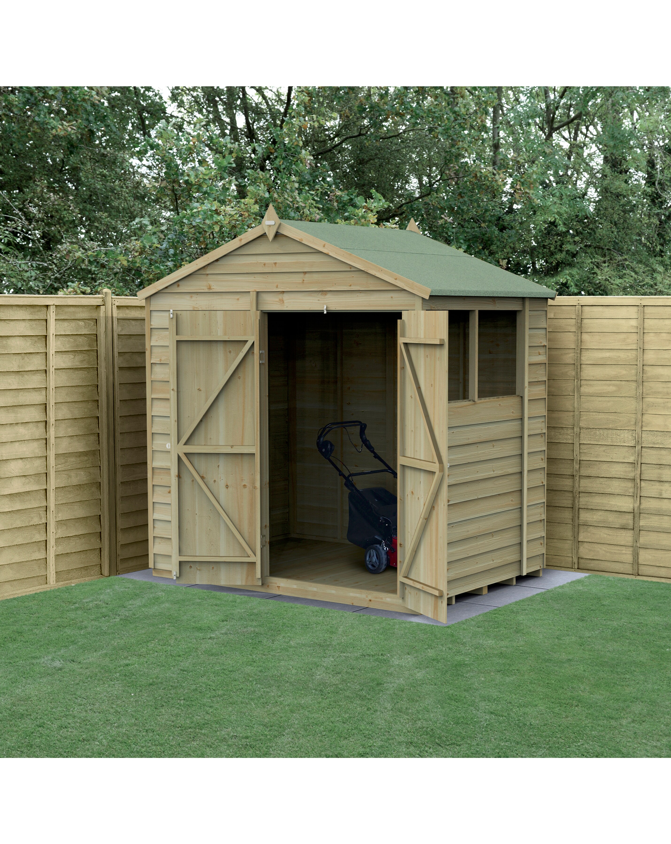 4LIFE Apex Shed 7x5 - Double Door