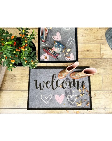 My Mat Welcome Hearts Doormat