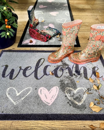 My Mat Welcome Hearts Doormat