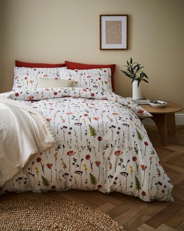 Pressed Flower Duvet Cover Set