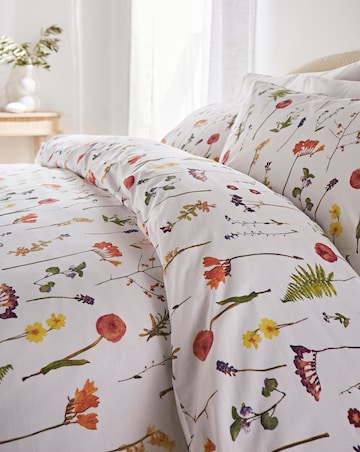 Pressed Flower Duvet Cover Set
