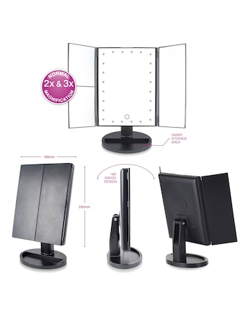 Rio LED Dimmable Touch Make Up Mirror