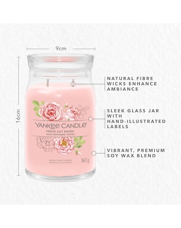 Yankee Candle Signature Large Jar Fresh Cut Roses