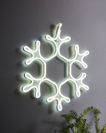 Snowflake Neon Christmas Light