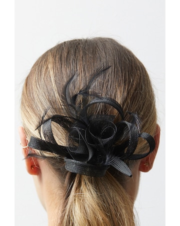 Jon Richard Black Small Fascinator