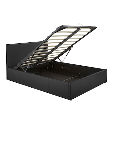 Hayden Faux Leather Ottoman Bed Frame